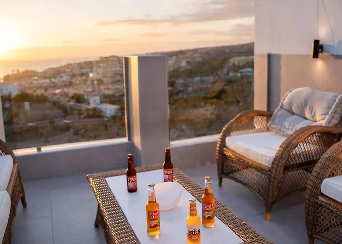 Sunset Ocean Mountain View 15 By-tenerife365 * 아데제
